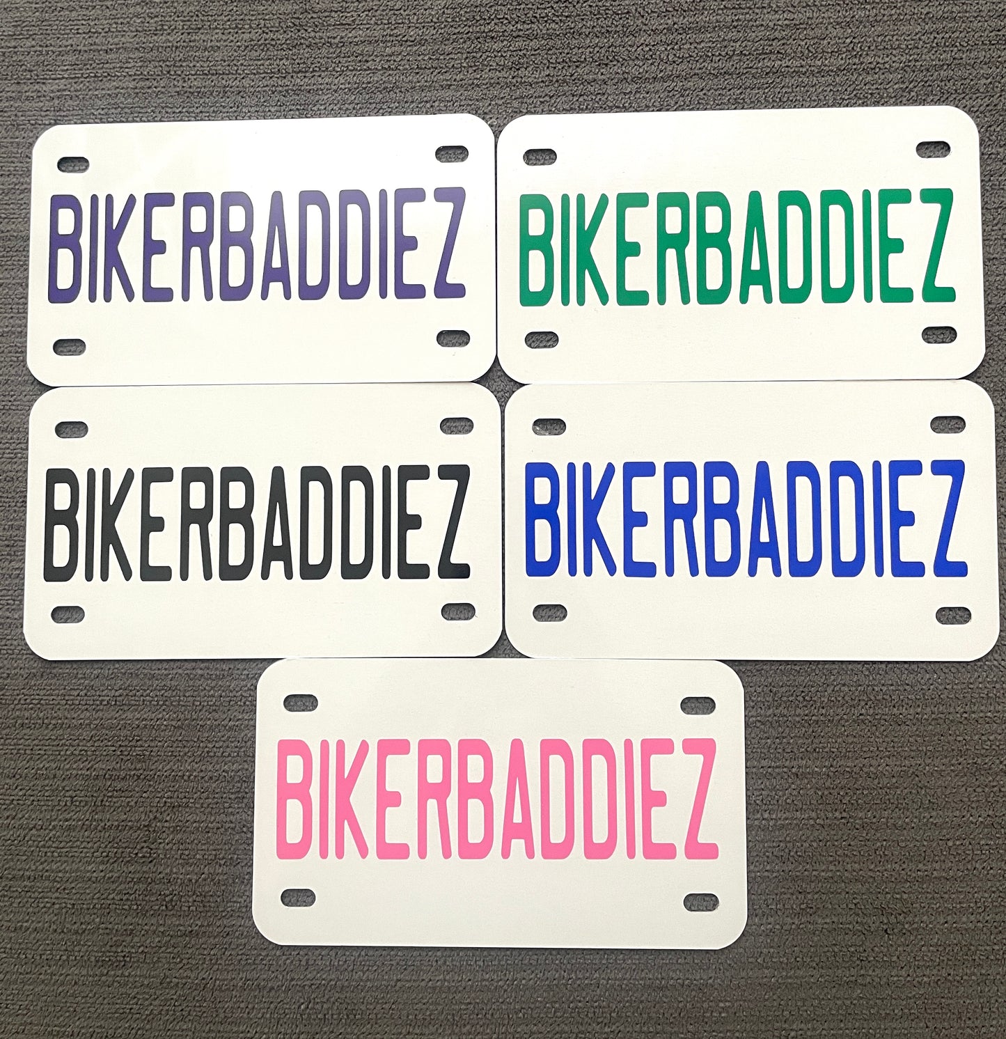 Biker Baddiez Plate