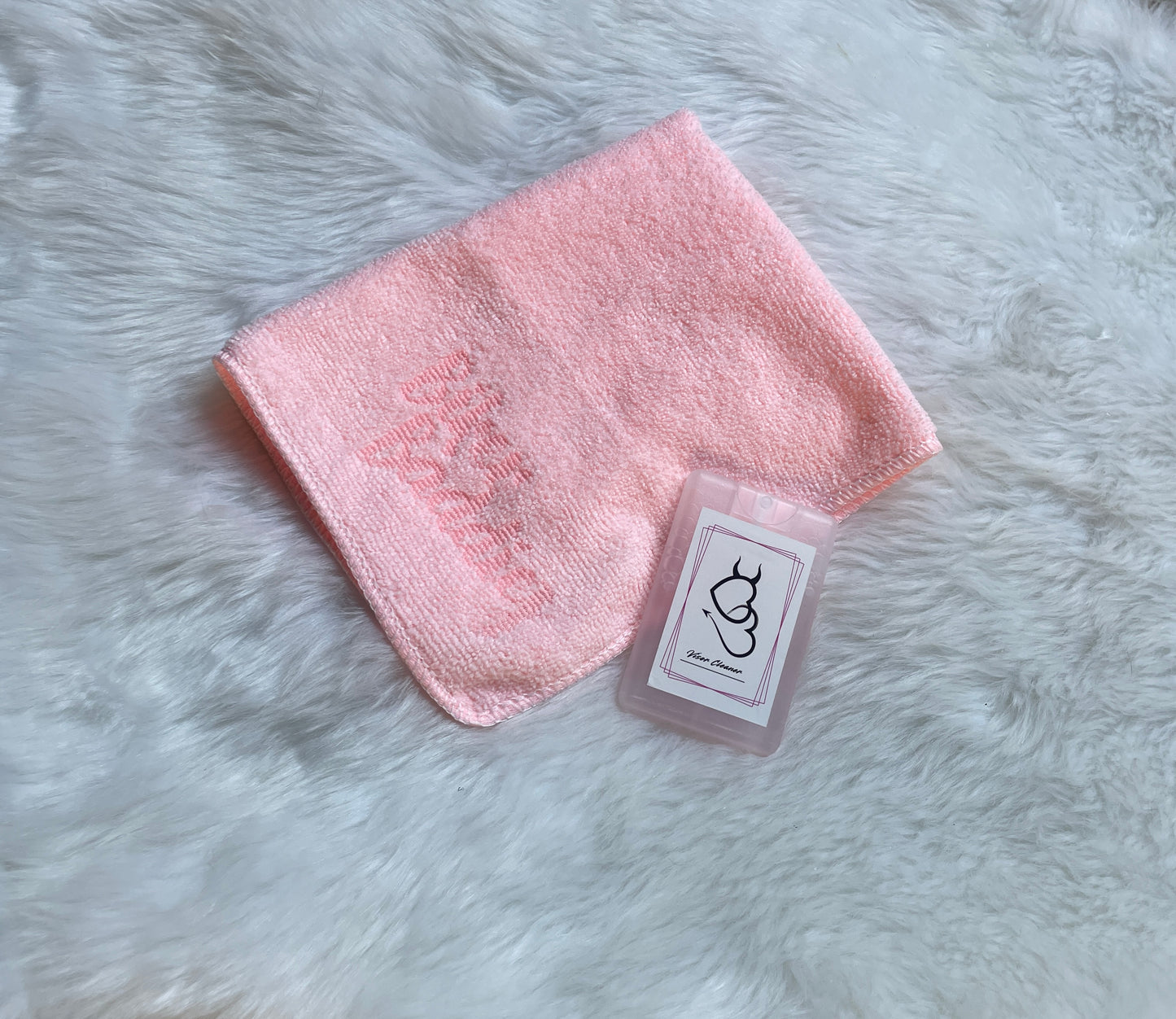 Visor Cleaner & Microfiber