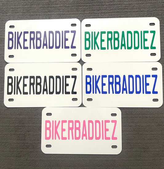 Biker Baddiez Plate